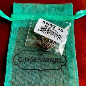 Ginger snaps monogrammed J snap